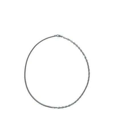 Tom Wood Chain-link Necklace In Gray