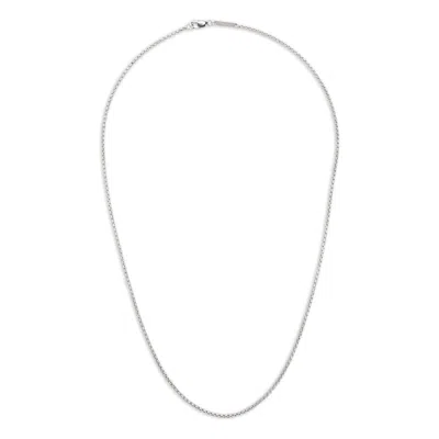 Tom Wood Chain Necklace In White
