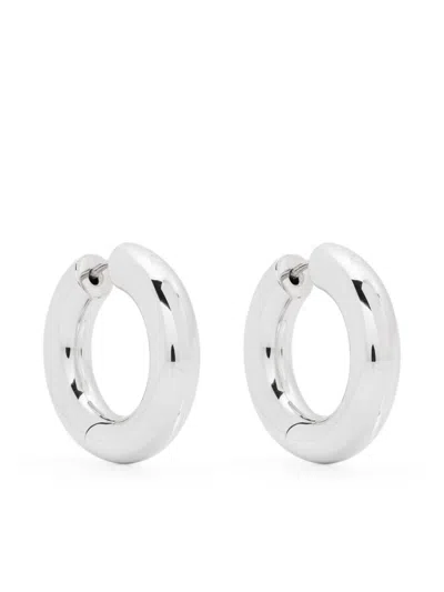 Tom Wood Chunky Hoop Earings In Silver