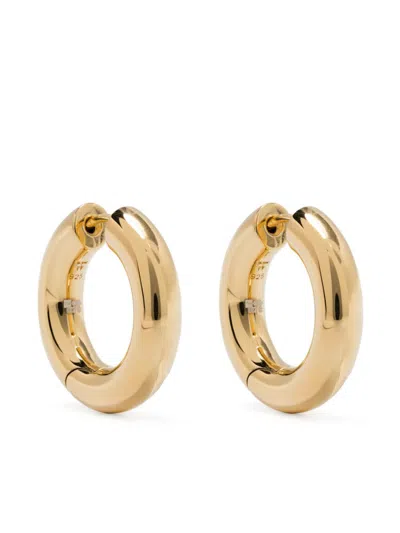 Tom Wood Chunky Hoop Earrings In Gold