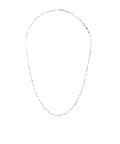 Tom Wood Circular Necklace In White