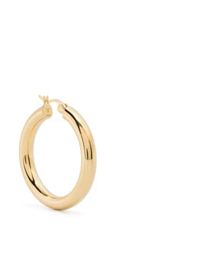 Tom Wood Classic Hoop Earrings In Gold