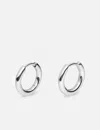 Tom Wood Classic Hoops Small In Silver