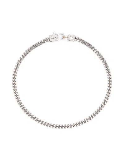 Tom Wood Curb Bracelet In White