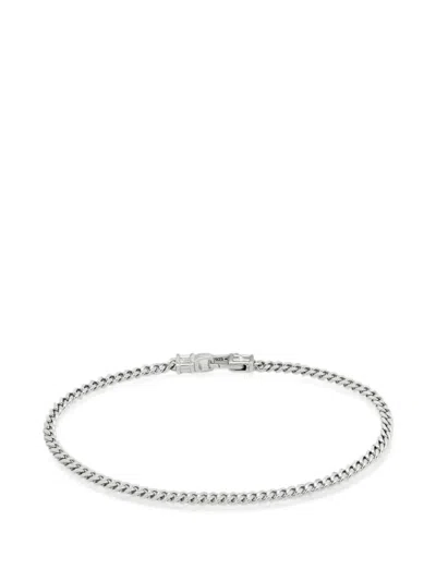 Tom Wood Curb Chain Bracelet In Silver
