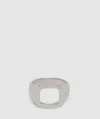 Tom Wood Cushion Open Ring In Silver