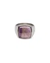 Tom Wood Cushion Sakura Ring In Metallic