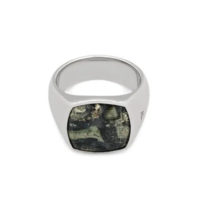 Tom Wood Cushion-cut Kambaba Ring In Pink