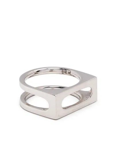 Tom Wood Cut-out Detail Ring In Silber