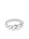 Tom Wood Silver Dean Band Ring In Silver