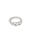 Tom Wood Silver Dean Band Ring In Silver