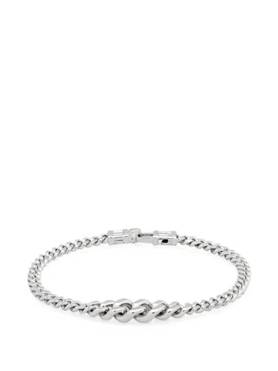Tom Wood Dean Curb-chain Bracelet In Silver
