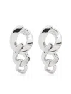 Tom Wood Dean Hoops Triple Earrings In Silver