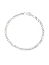 Tom Wood Figaro-chain Bracelet In Metallic