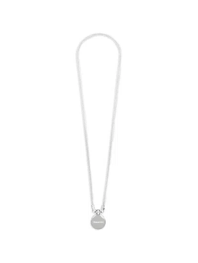 Tom Wood Finn Pendant Necklace In Metallic