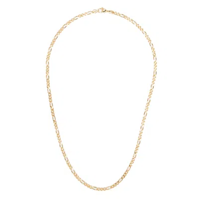 Tom Wood Flat Link Necklace In Yellow