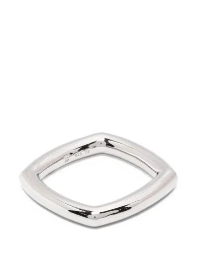 Tom Wood Frame Ring In Silver