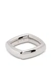 Tom Wood Frame Ring In Silver