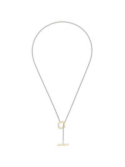 Tom Wood Frame-pendant Necklace In Gold