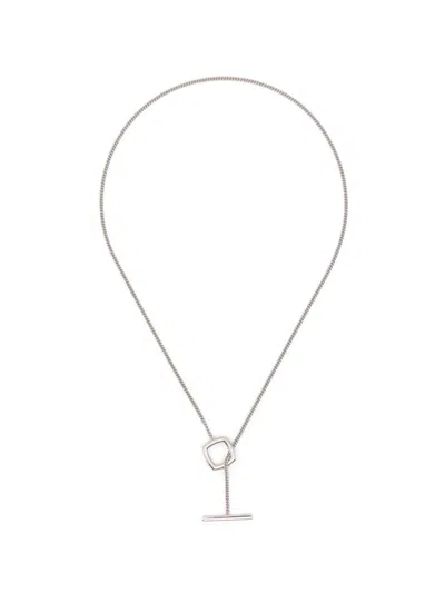 Tom Wood Frame-pendant Necklace In Metallic