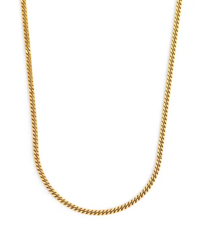 【新品】Tom Wood Curb Chain M gold Necklace Curb Chain M Gold - Tom Wood Project Official Online Store