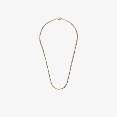 Tom Wood Gold-plated Square Chain Necklace