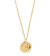 Tom Wood Gold-plated Sterling Silver Coin Necklace In Gold