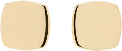 TOM WOOD GOLD UMI STUDS SMALL EARRINGS
