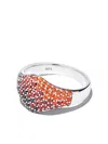 Tom Wood Gradient Crystal-embellished Ring In Silver