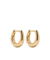 Tom Wood Half Circle Earrings In Gold