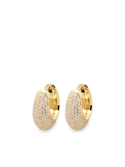 Tom Wood Ice Hoop Earrings In 金色