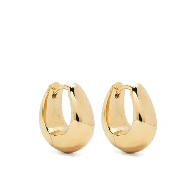 Tom Wood Ice Hoop Earrings In Gold