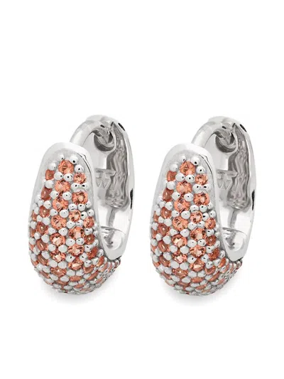 Tom Wood Ice Hoop Earrings In Silver