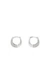 Tom Wood Ice Huggies Pave Earrings