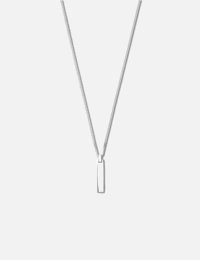 Tom Wood Id Pendant In Metallic