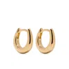 Tom Wood Half Circle Earrings In Gold