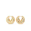 Tom Wood Sphere Hoop Earrings In Gold