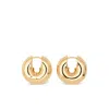 Tom Wood Sphere Hoop Earrings In Gold