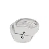 Tom Wood Juci Interlocking Ring In Metallic