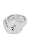 Tom Wood Juci Interlocking Ring In Metallic