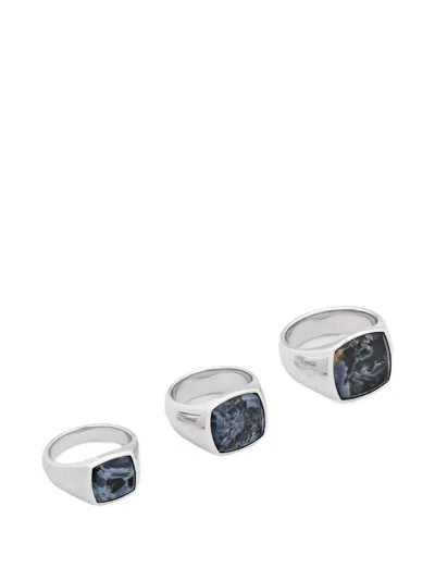 Tom Wood Kay Pietersite Ring In Metallic