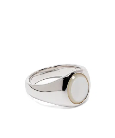 TOM WOOD KIM MOTHER-OF-PEARL RING