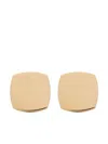 Tom Wood Large Umi Studs Earrings In Gold