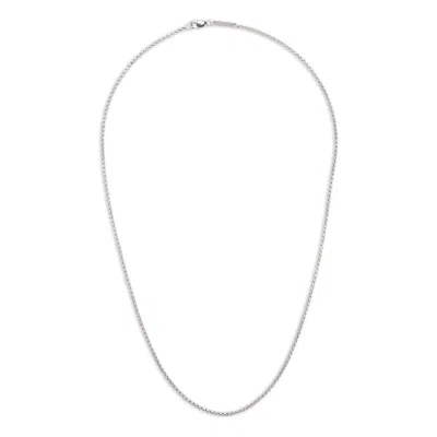 Tom Wood Lee Chain Slim Necklace In Silver