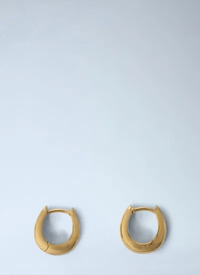 Tom Wood Liz Huggies Earrings In Gold