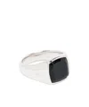 Tom Wood Logo Ring In White