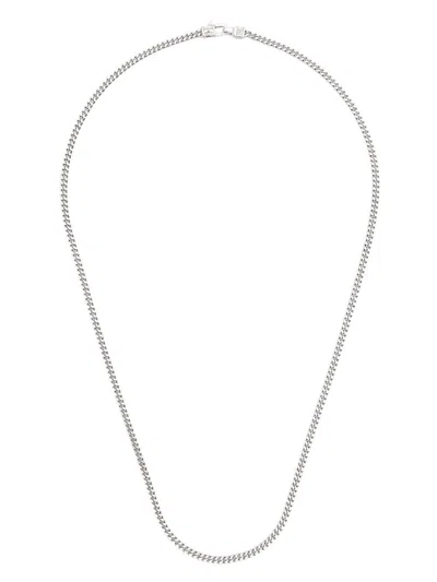 Tom Wood Curb Chain M Necklace In Silver