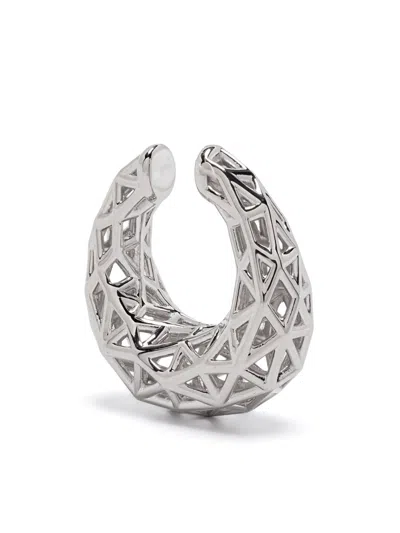 Tom Wood Maze Ear Cuff In Silber