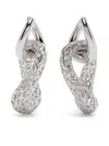 Tom Wood Maze Hoop Earrings In Silber