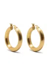 Tom Wood Gold-plated Hoop Earrings In Gold
